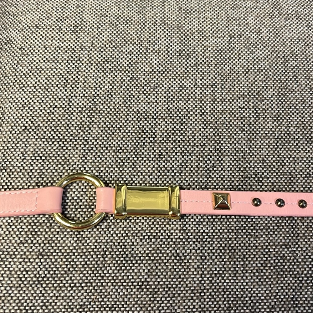 Banana Republic pink leather studded belt, size XS. RN#54023. - Picture 13 of 13